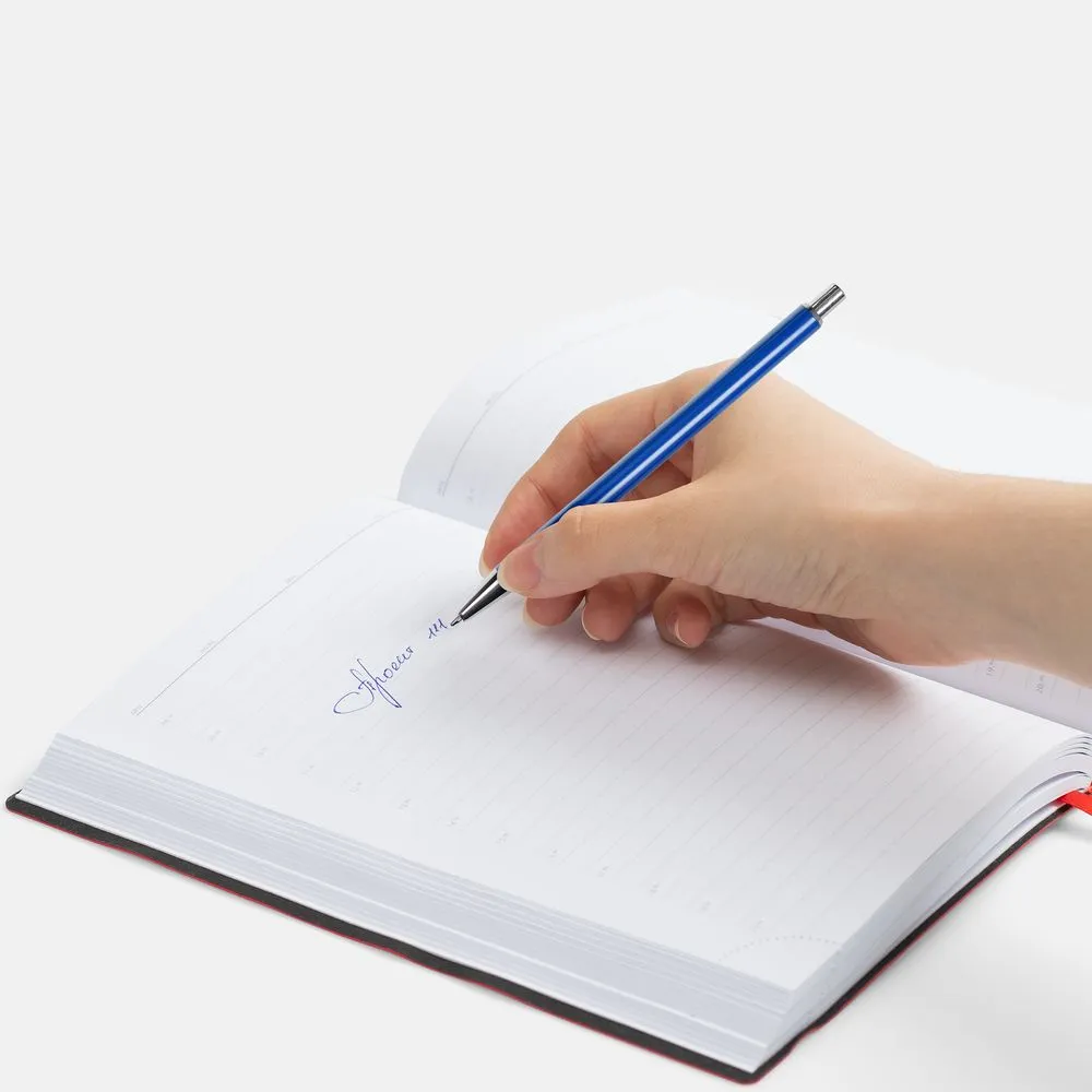 Ручка шариковая Slim Beam, ярко-синяя заказать онлайн с вашим дизайном на заказ в Москве и области