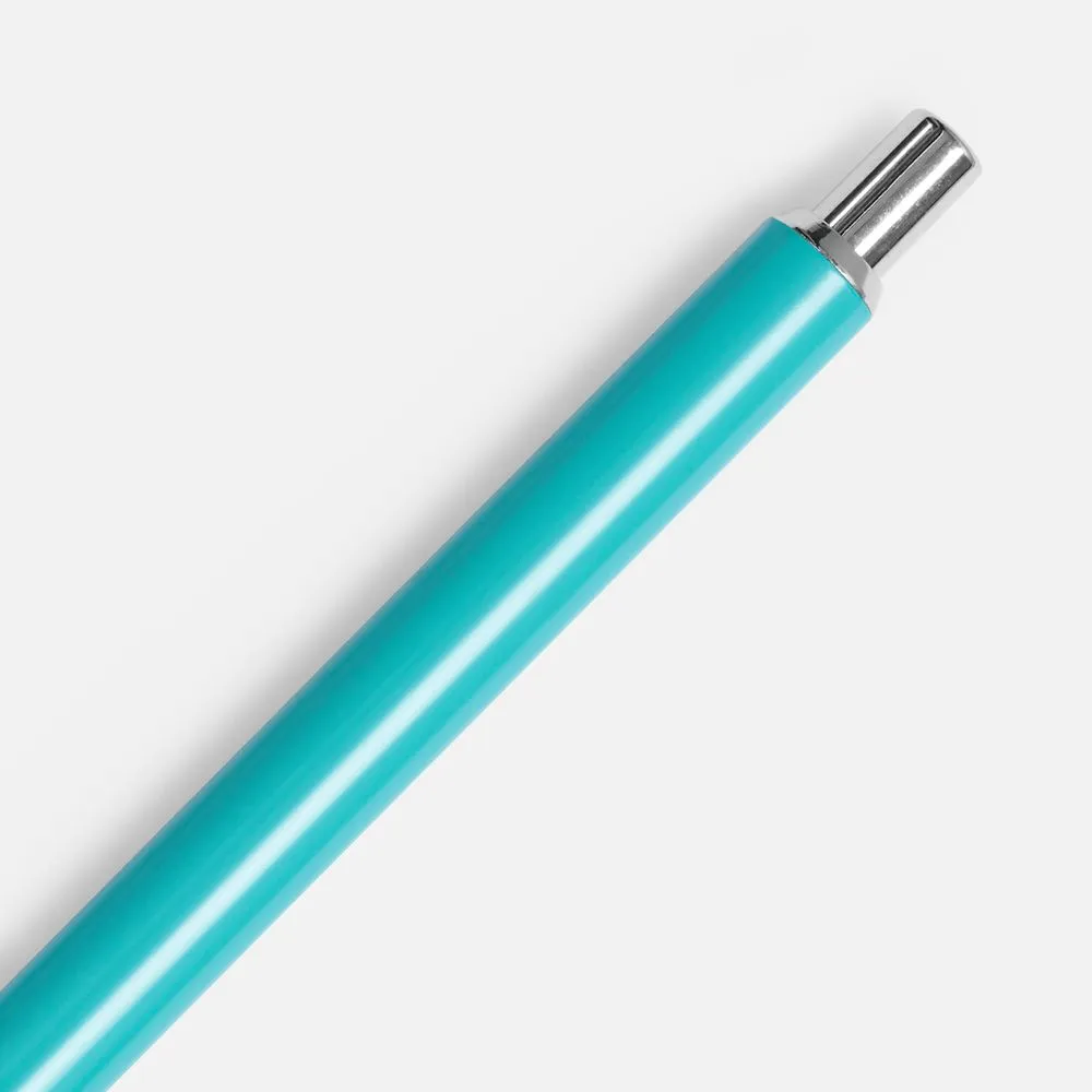 Ручка шариковая Slim Beam, бирюзовая заказать онлайн с вашим дизайном на заказ в Москве и области