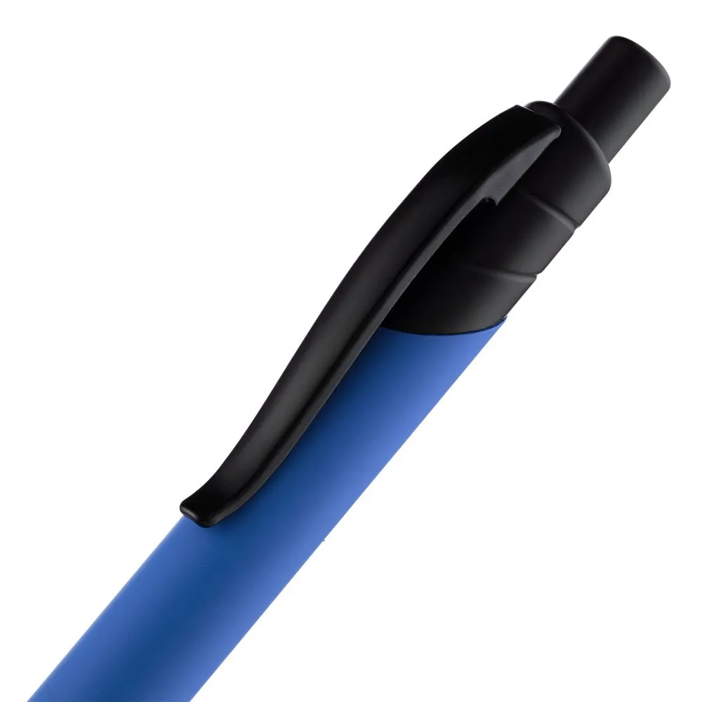 Ручка шариковая Undertone Black Soft Touch, ярко-синяя заказать онлайн с вашим дизайном на заказ в Москве и области