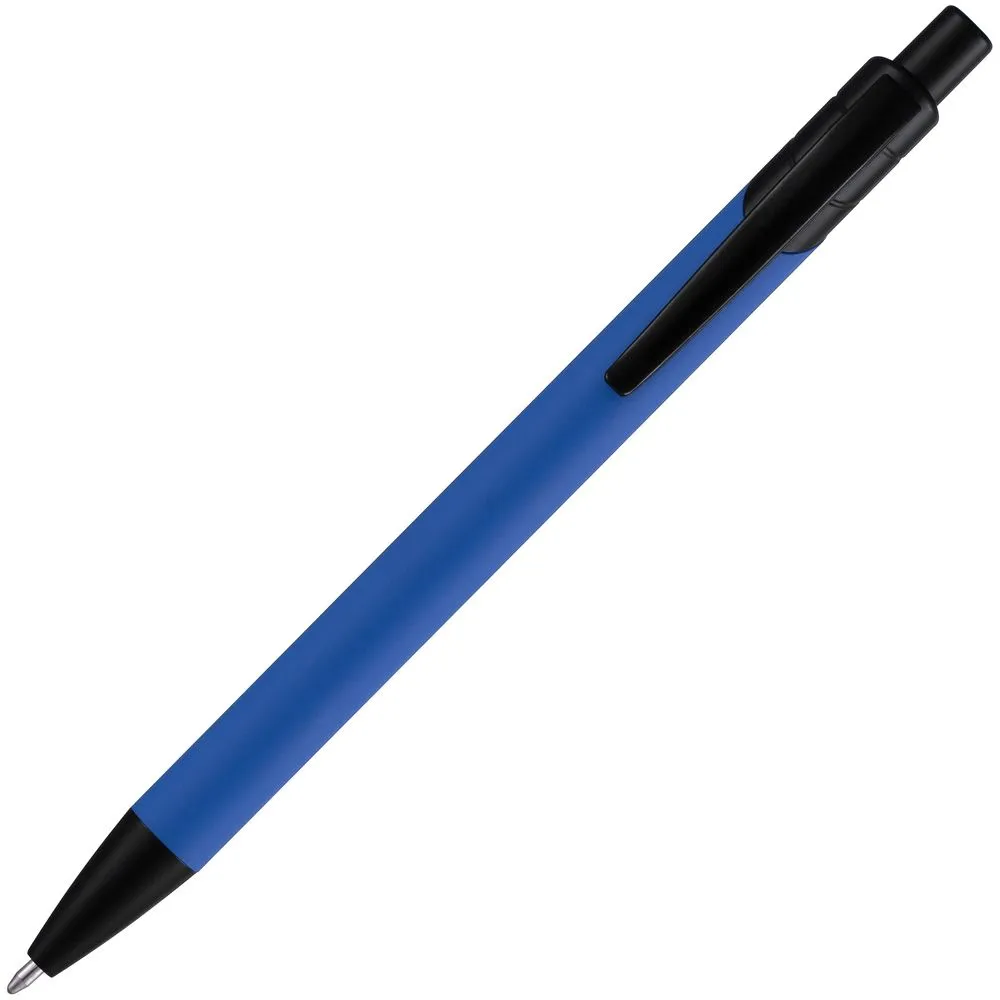 Ручка шариковая Undertone Black Soft Touch, ярко-синяя заказать онлайн с вашим дизайном на заказ в Москве и области