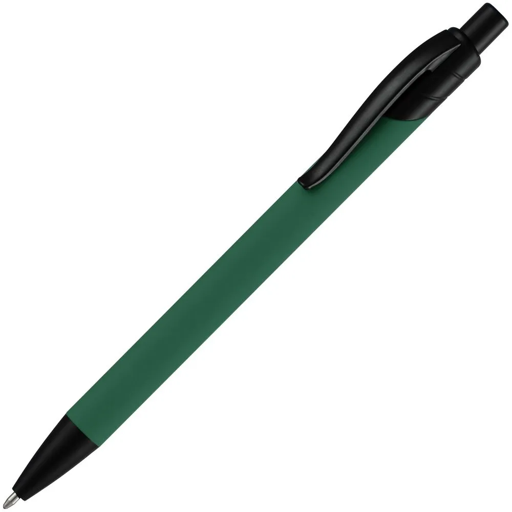 Ручка шариковая Undertone Black Soft Touch, зеленая заказать онлайн с вашим дизайном на заказ в Москве и области