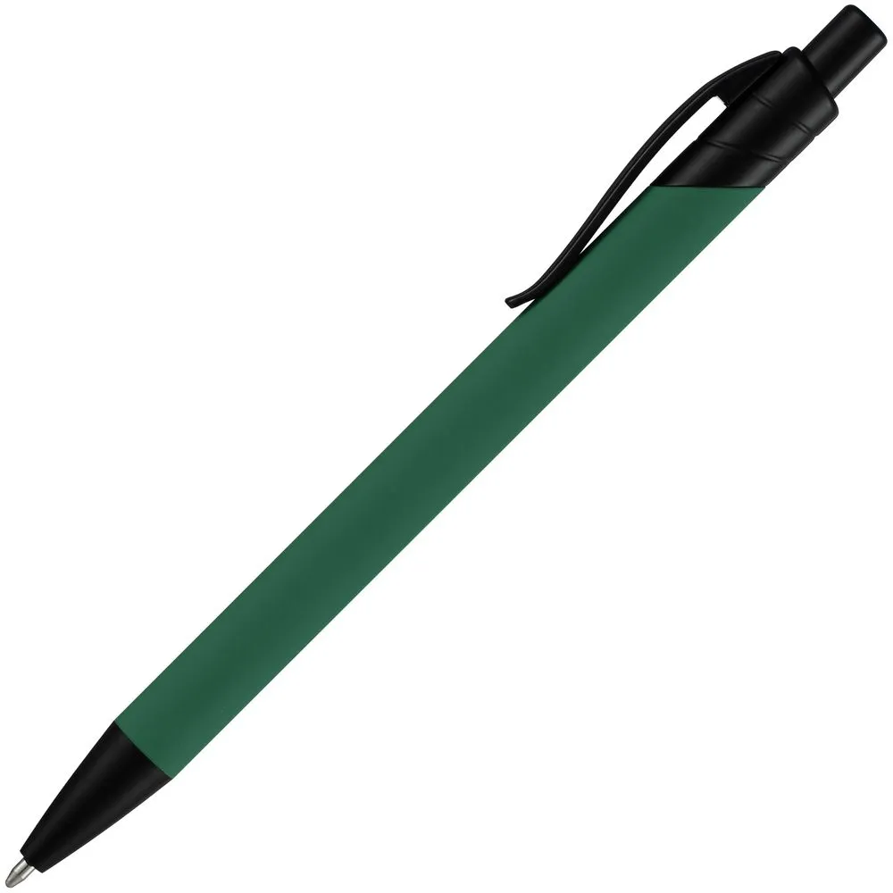 Ручка шариковая Undertone Black Soft Touch, зеленая заказать онлайн с вашим дизайном на заказ в Москве и области