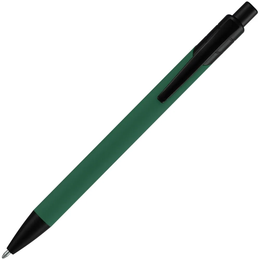 Ручка шариковая Undertone Black Soft Touch, зеленая заказать онлайн с вашим дизайном на заказ в Москве и области