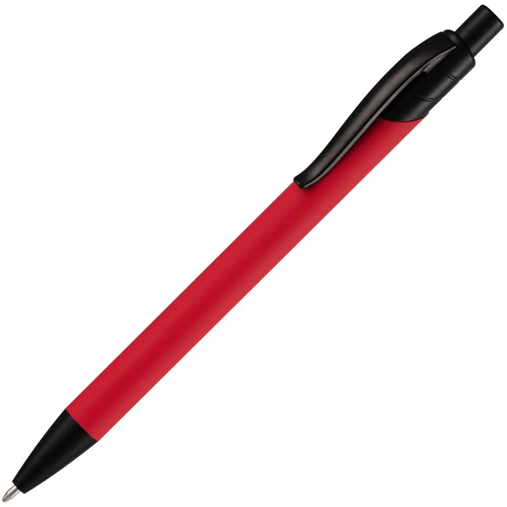 Ручка шариковая Undertone Black Soft Touch, красная заказать онлайн с вашим дизайном на заказ в Москве и области