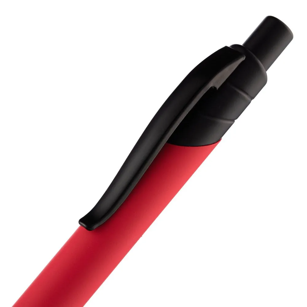 Ручка шариковая Undertone Black Soft Touch, красная заказать онлайн с вашим дизайном на заказ в Москве и области