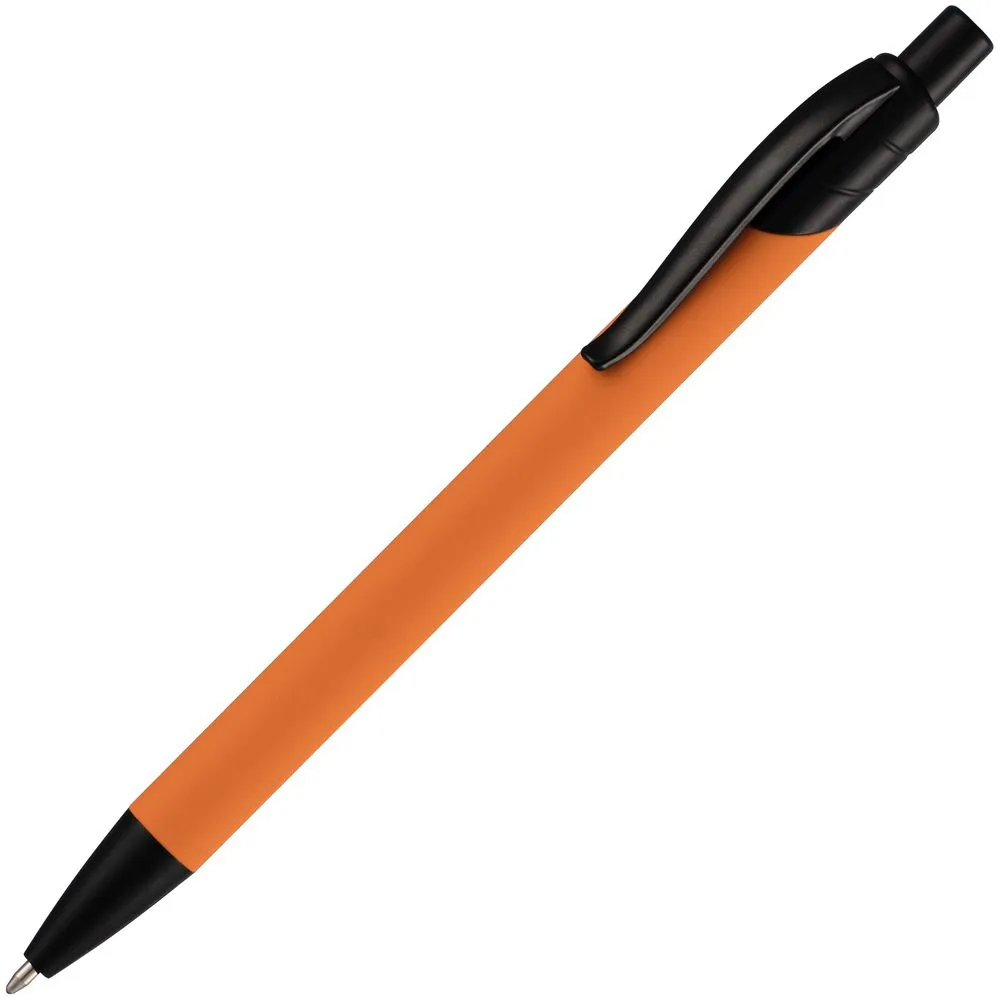 Ручка шариковая Undertone Black Soft Touch, оранжевая заказать онлайн с вашим дизайном на заказ в Москве и области