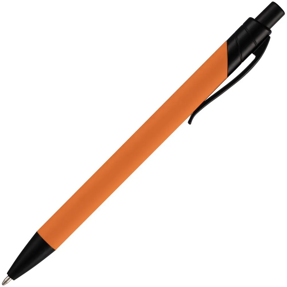 Ручка шариковая Undertone Black Soft Touch, оранжевая заказать онлайн с вашим дизайном на заказ в Москве и области