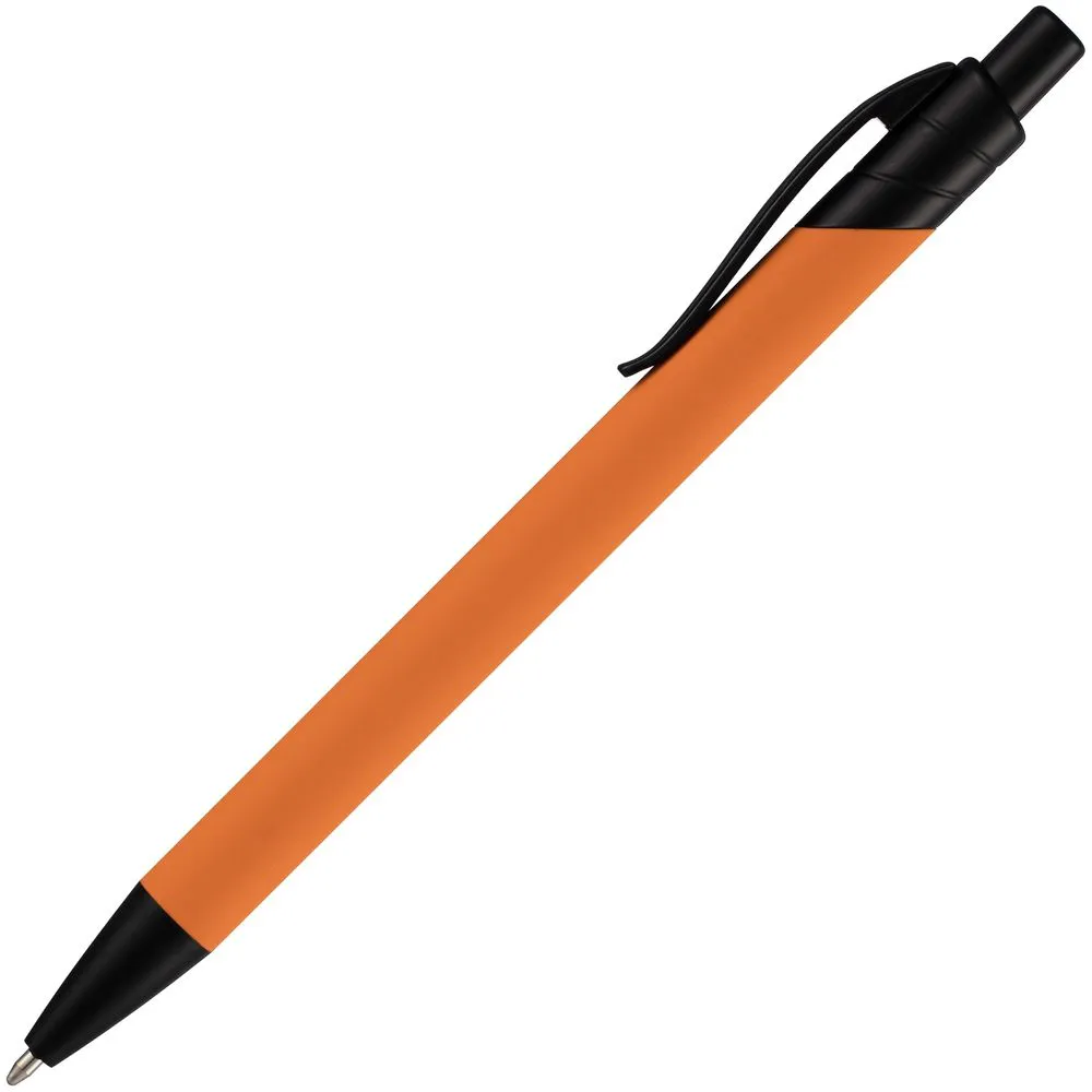Ручка шариковая Undertone Black Soft Touch, оранжевая заказать онлайн с вашим дизайном на заказ в Москве и области