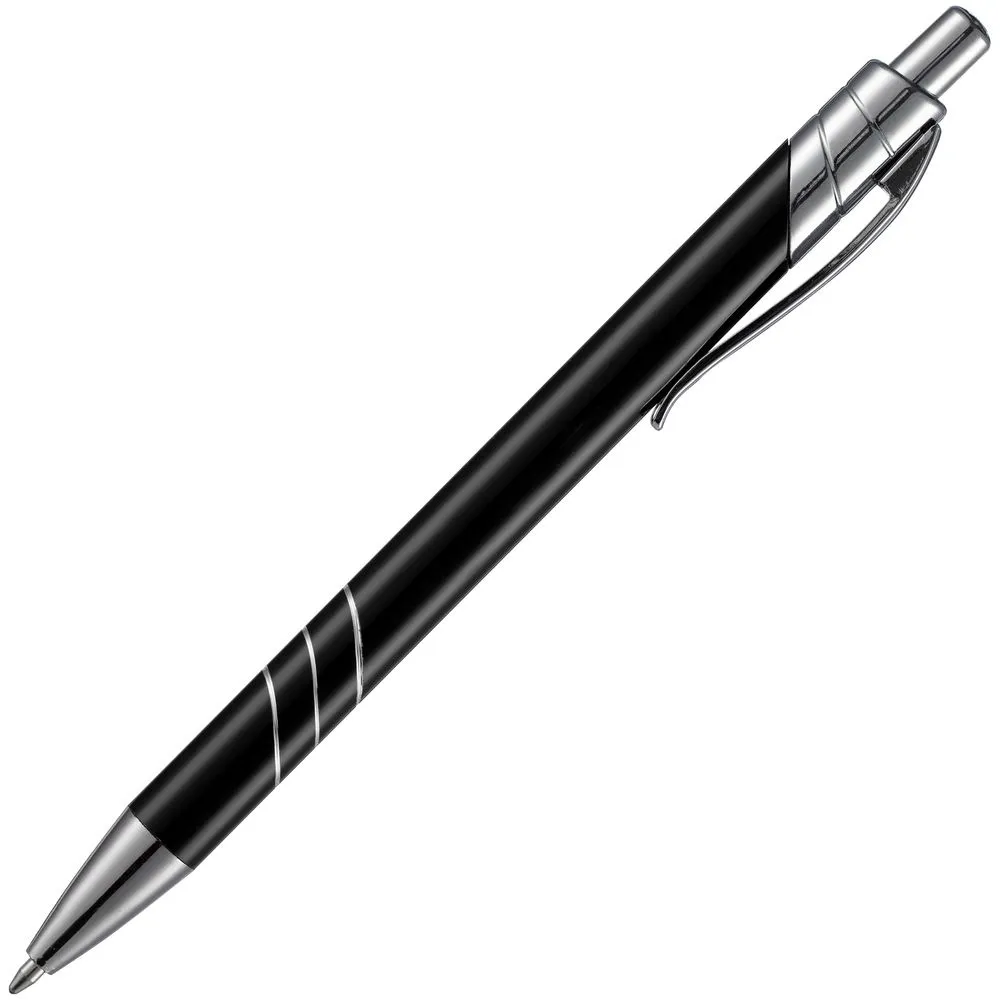 Ручка шариковая Undertone Metallic, черная заказать онлайн с вашим дизайном на заказ в Москве и области