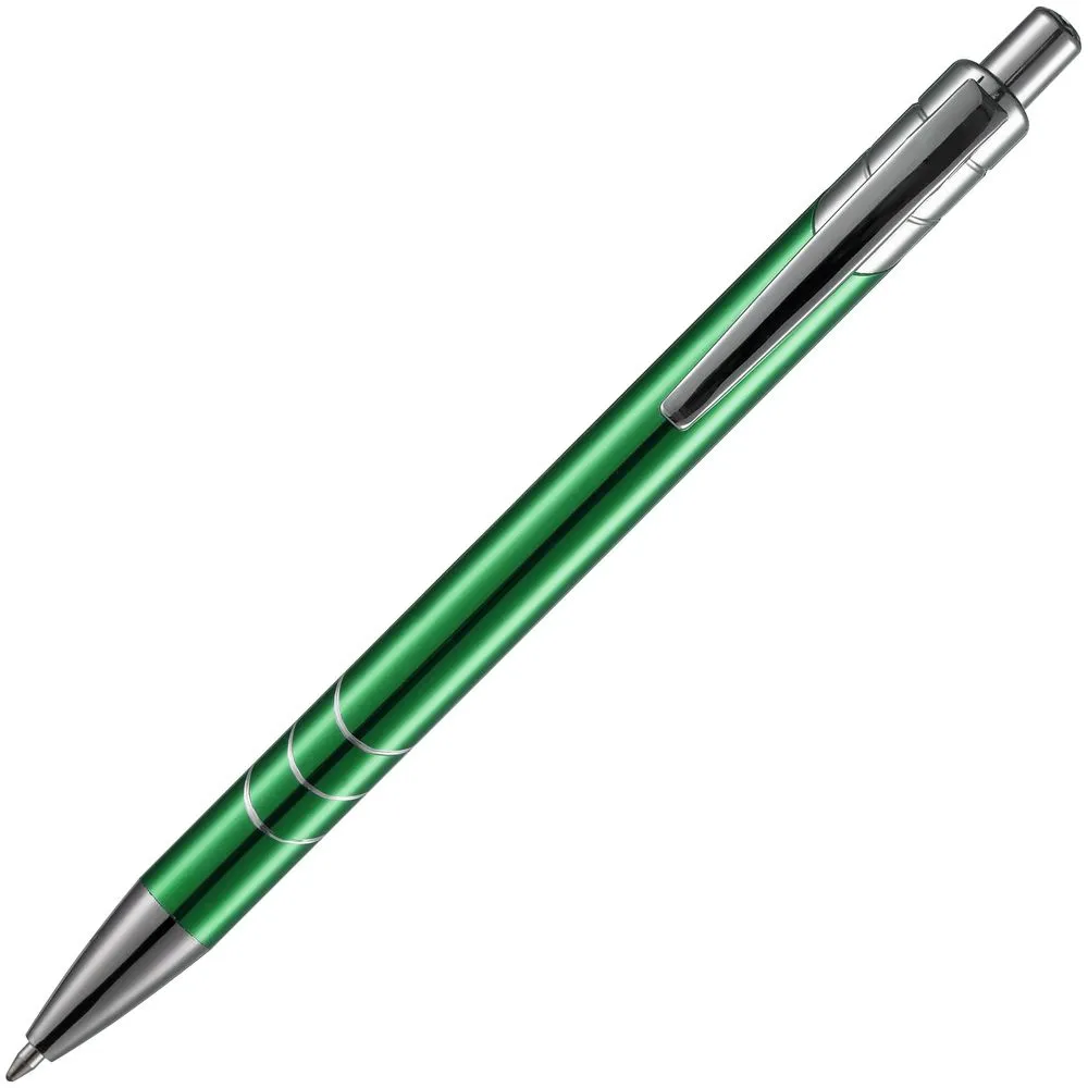 Ручка шариковая Undertone Metallic, зеленая заказать онлайн с вашим дизайном на заказ в Москве и области
