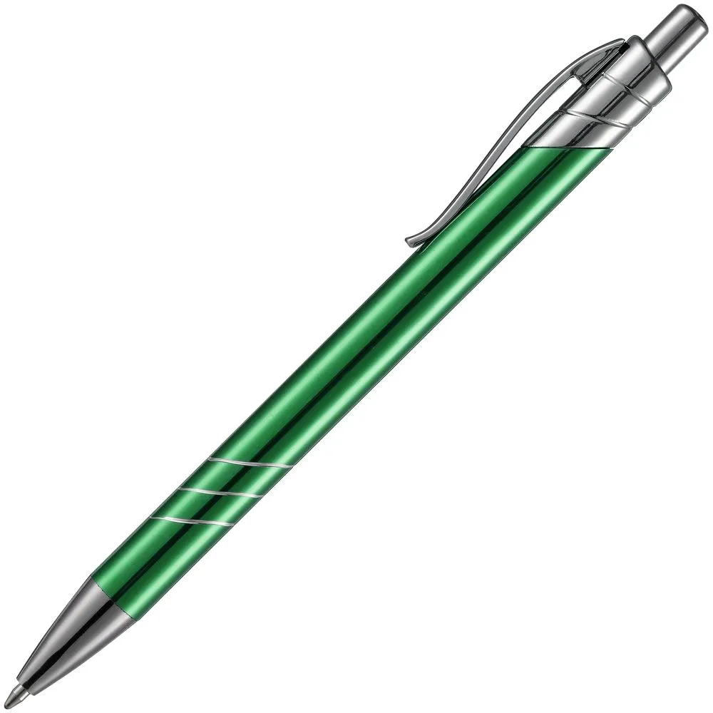 Ручка шариковая Undertone Metallic, зеленая заказать онлайн с вашим дизайном на заказ в Москве и области