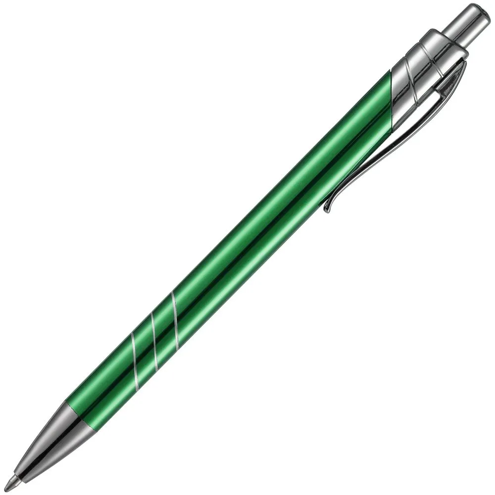 Ручка шариковая Undertone Metallic, зеленая заказать онлайн с вашим дизайном на заказ в Москве и области