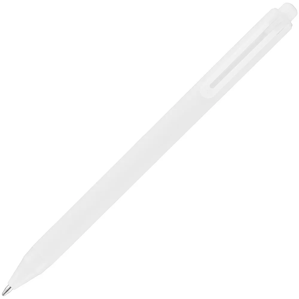 Ручка шариковая Cursive Soft Touch, белая заказать онлайн с вашим дизайном на заказ в Москве и области