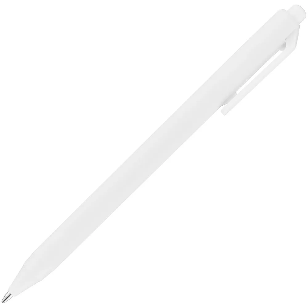Ручка шариковая Cursive Soft Touch, белая заказать онлайн с вашим дизайном на заказ в Москве и области