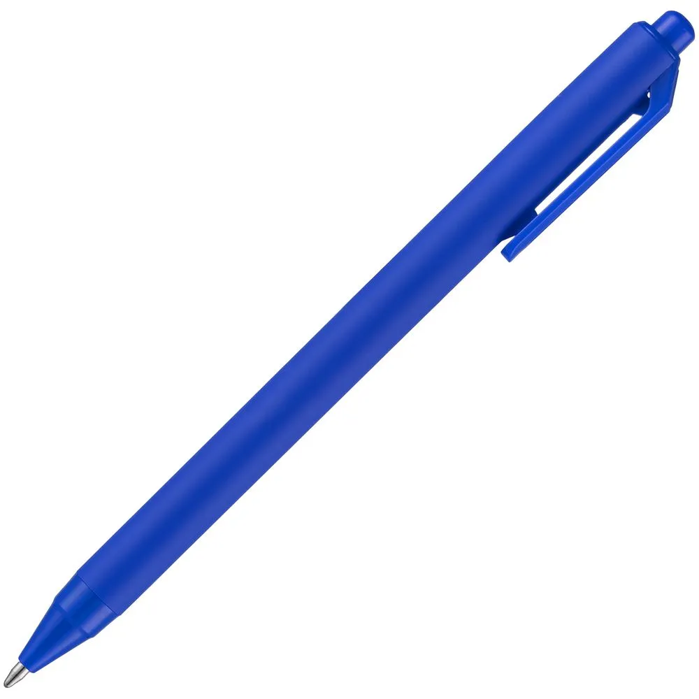 Ручка шариковая Cursive Soft Touch, синяя заказать онлайн с вашим дизайном на заказ в Москве и области