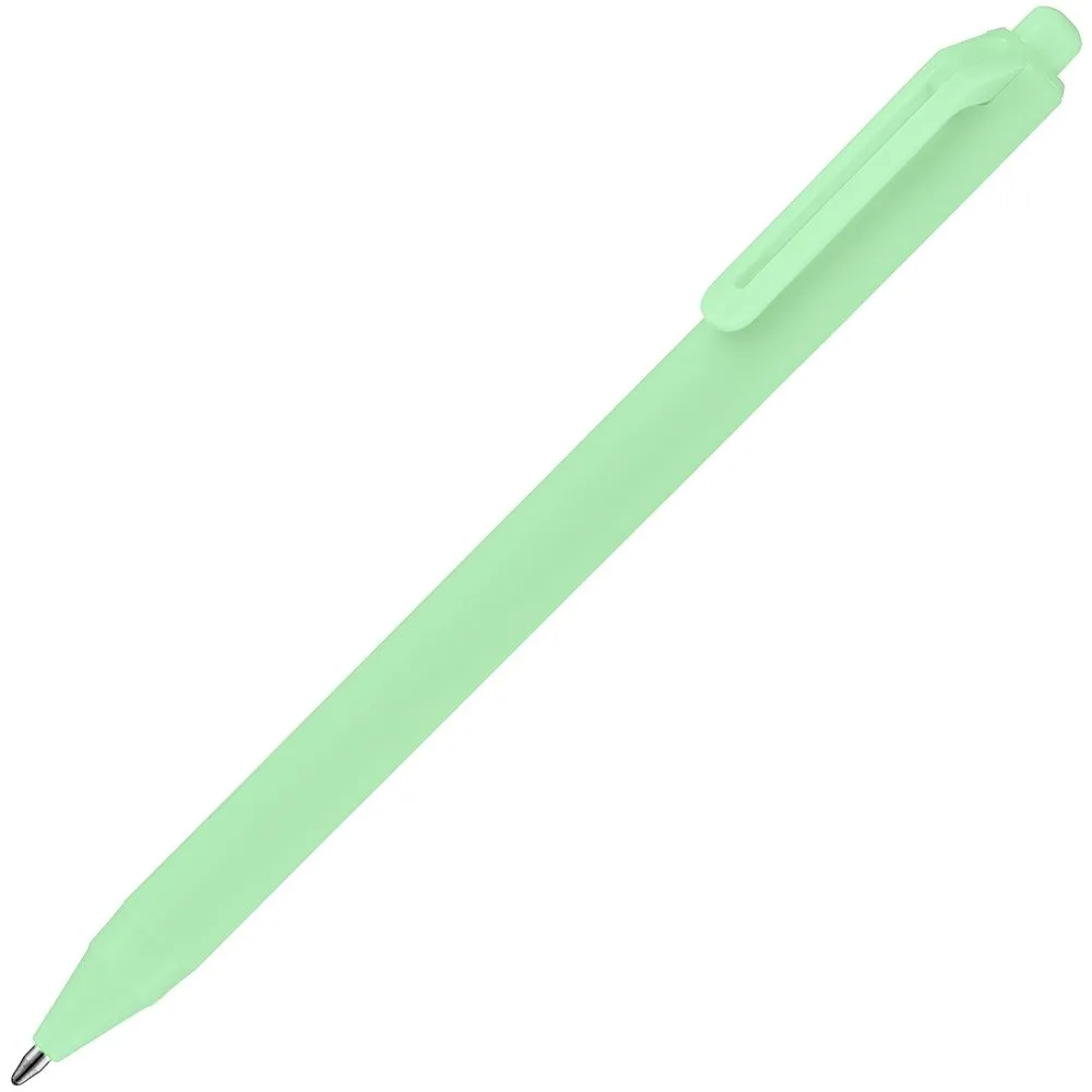 Ручка шариковая Cursive Soft Touch, зеленая заказать онлайн с вашим дизайном на заказ в Москве и области