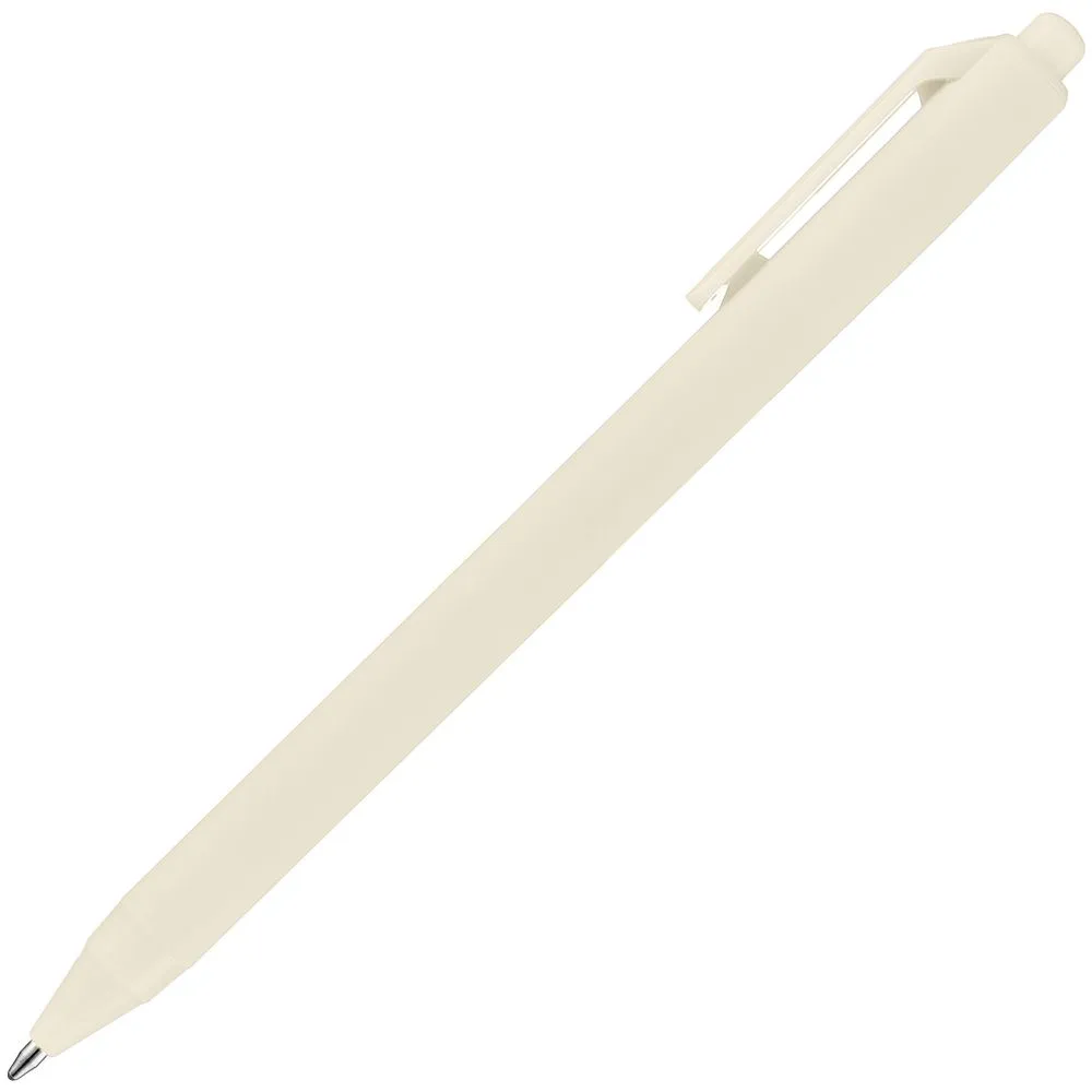 Ручка шариковая Cursive Soft Touch, бежевая заказать онлайн с вашим дизайном на заказ в Москве и области