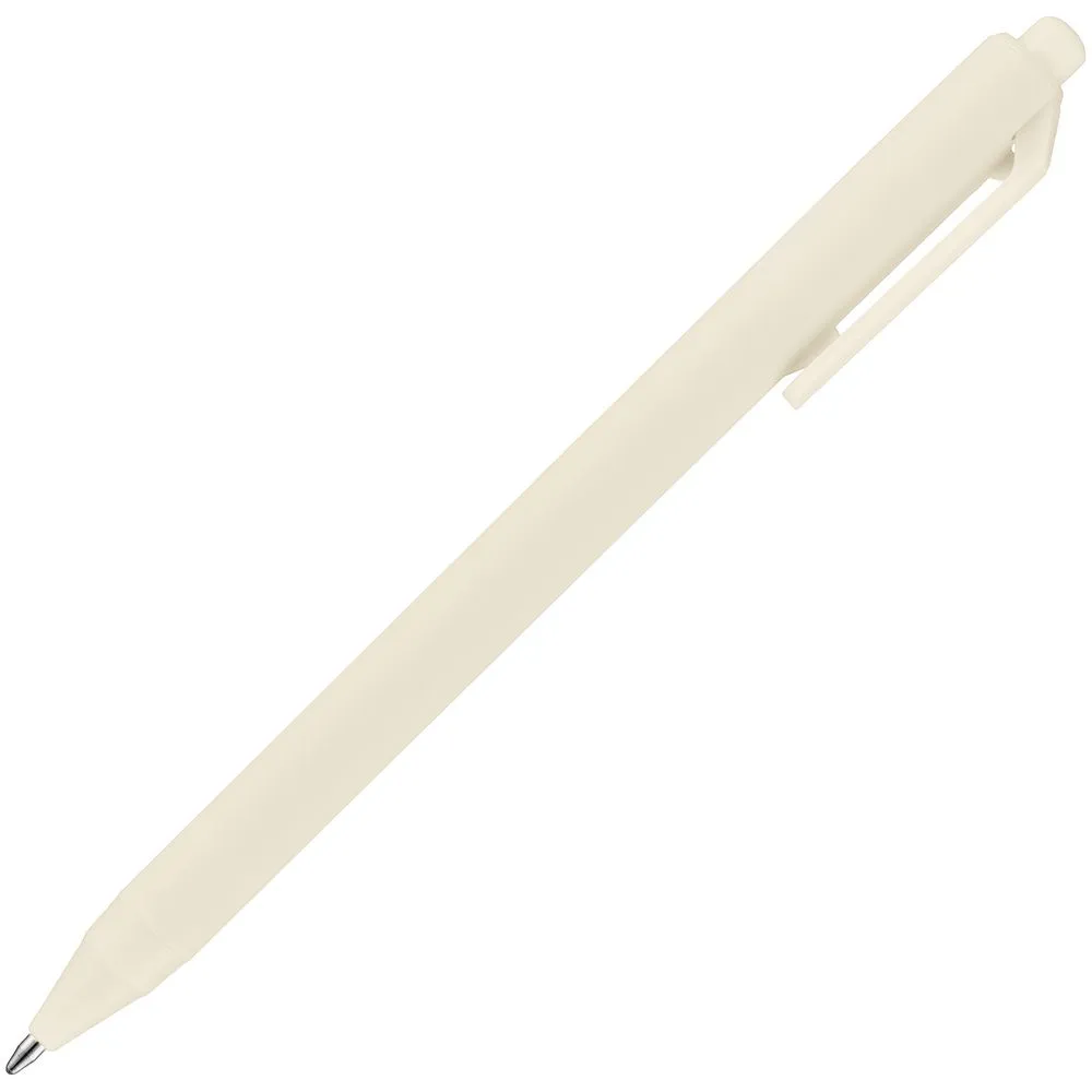 Ручка шариковая Cursive Soft Touch, бежевая заказать онлайн с вашим дизайном на заказ в Москве и области