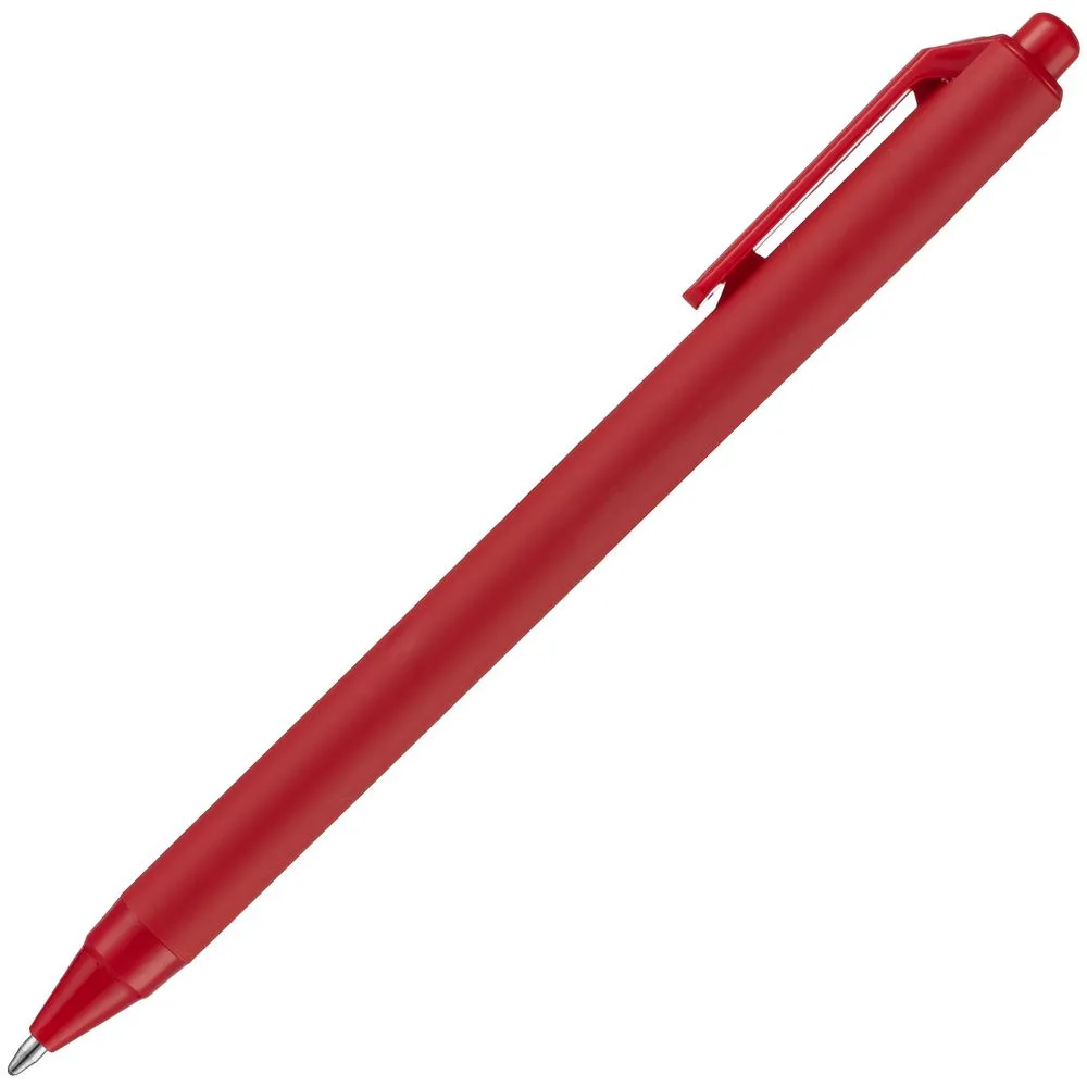 Ручка шариковая Cursive Soft Touch, красная заказать онлайн с вашим дизайном на заказ в Москве и области