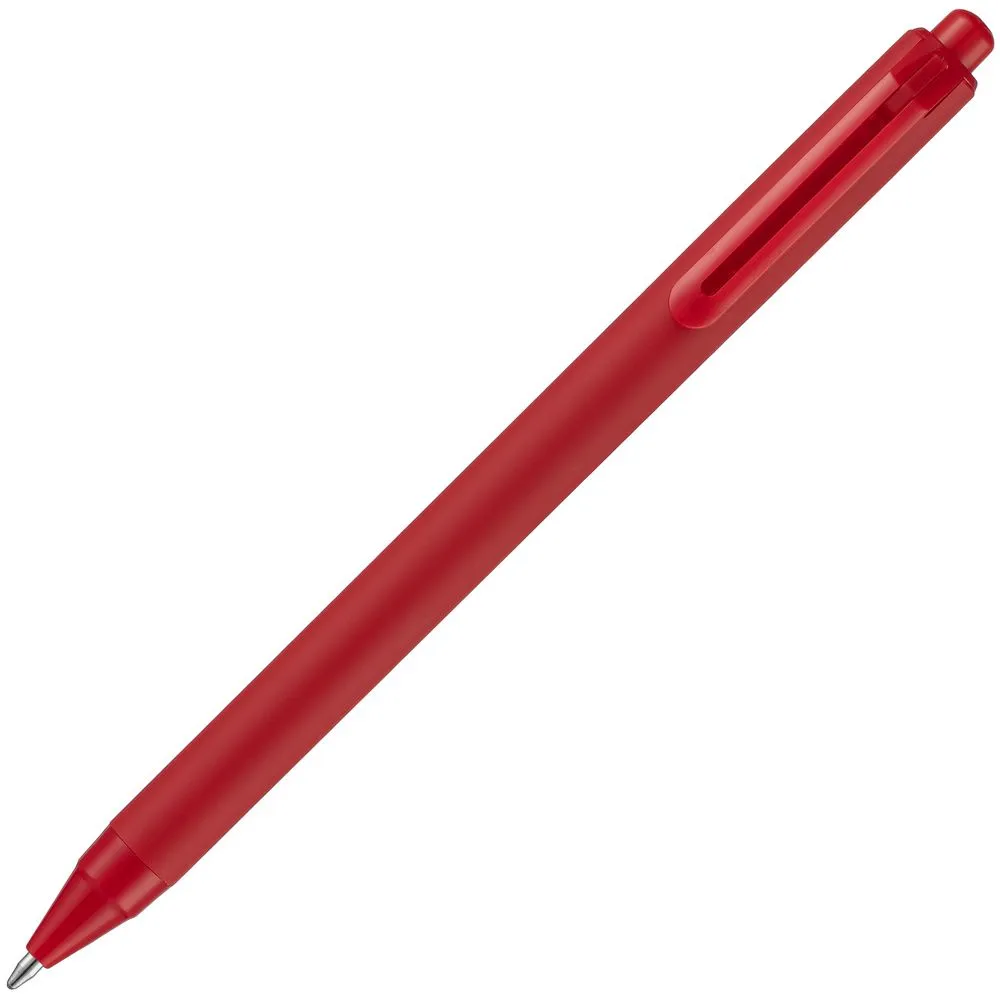 Ручка шариковая Cursive Soft Touch, красная заказать онлайн с вашим дизайном на заказ в Москве и области