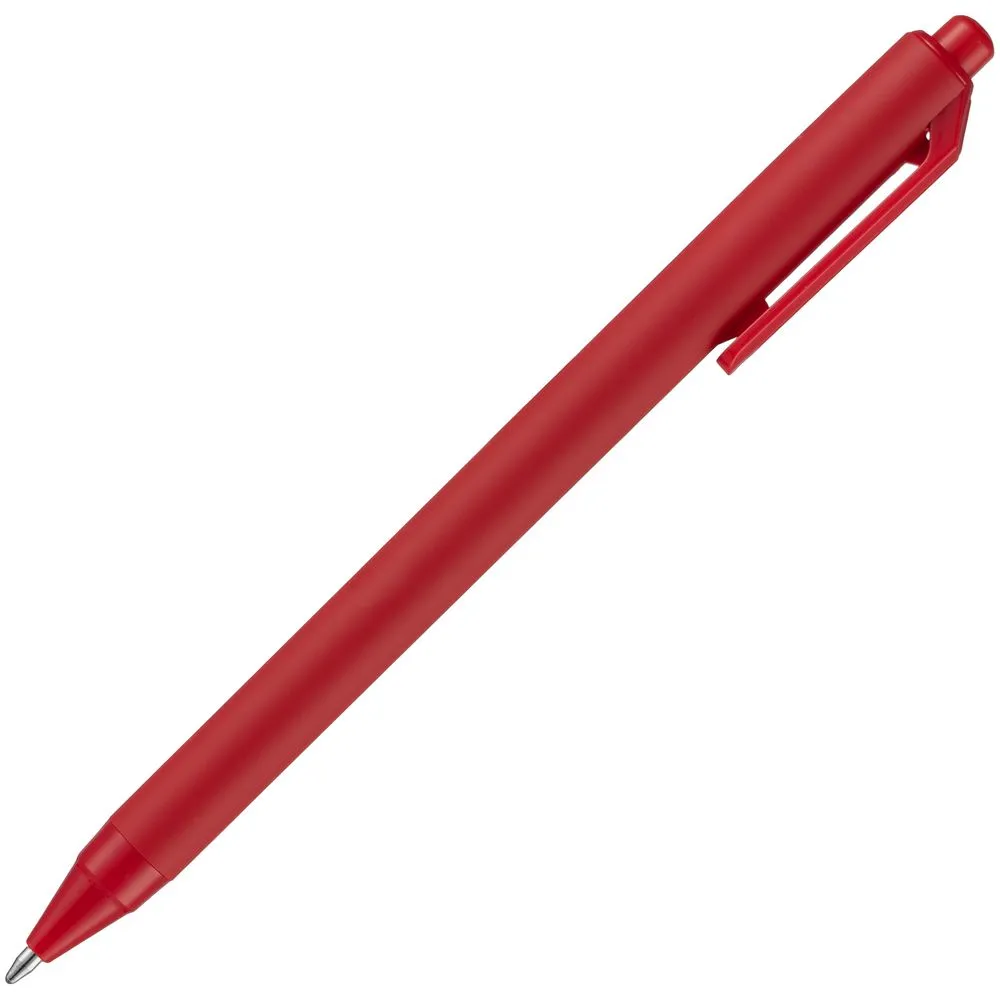Ручка шариковая Cursive Soft Touch, красная заказать онлайн с вашим дизайном на заказ в Москве и области