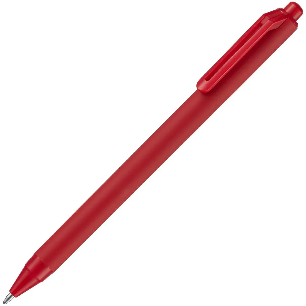 Ручка шариковая Cursive Soft Touch, красная заказать онлайн с вашим дизайном на заказ в Москве и области