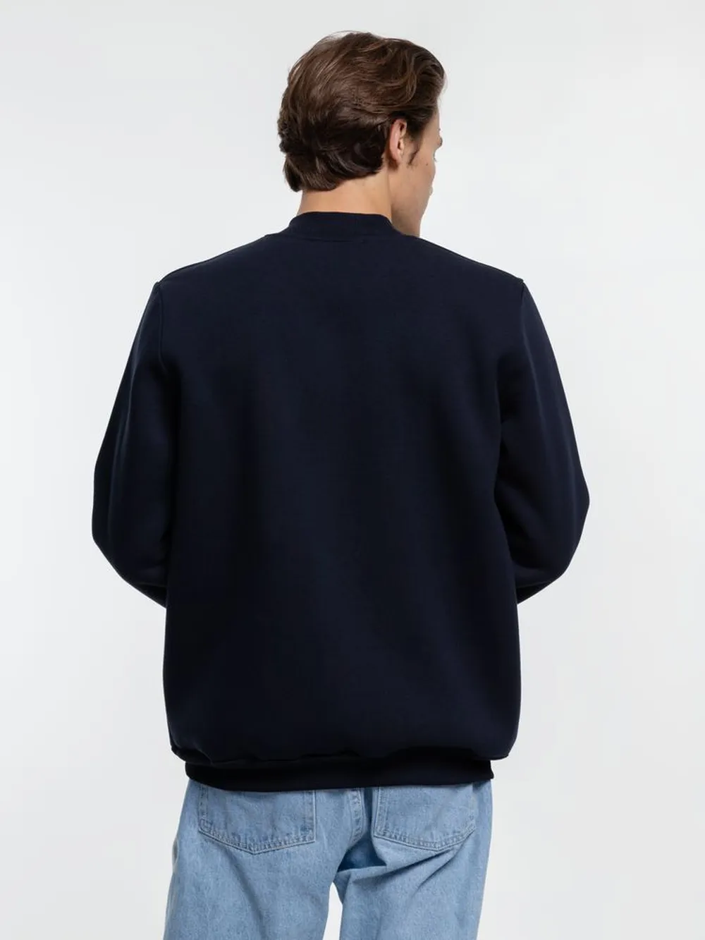 Бомбер Graduate, темно-синий заказать онлайн с вашим дизайном на заказ в Москве и области