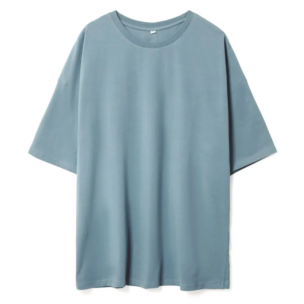 Футболка унисекс оверсайз Crosstown, серо-зеленая, размер M заказать онлайн с вашим дизайном на заказ в Москве и области