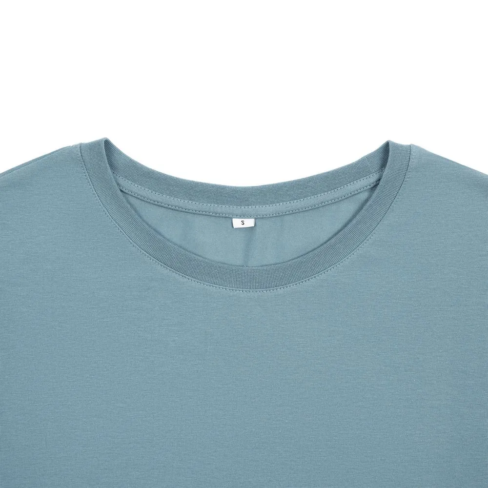 Футболка унисекс оверсайз Crosstown, серо-зеленая, размер M заказать онлайн с вашим дизайном на заказ в Москве и области