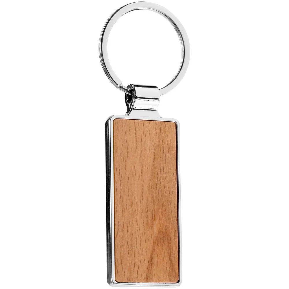 Брелок Wood Rectangle, ver.3 заказать онлайн с вашим дизайном на заказ в Москве и области