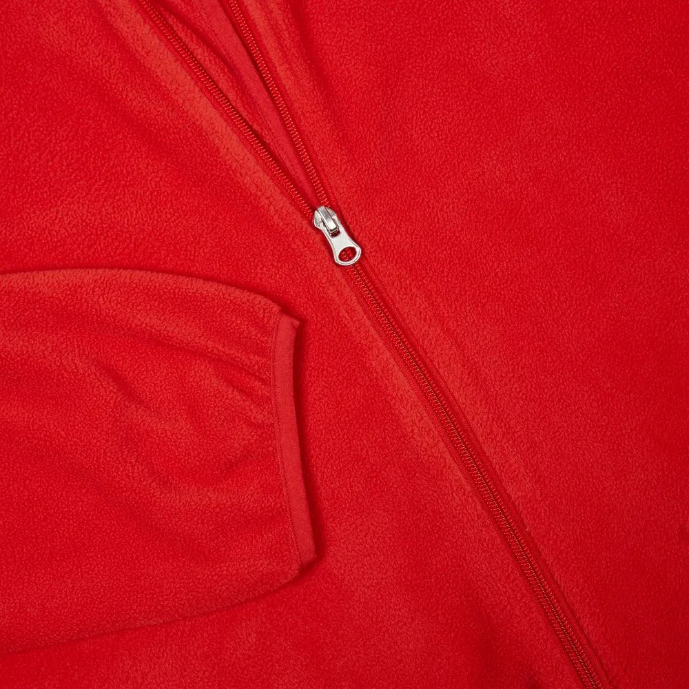 Куртка флисовая унисекс Fliska, красная, размер XL/XXL заказать онлайн с вашим дизайном на заказ в Москве и области