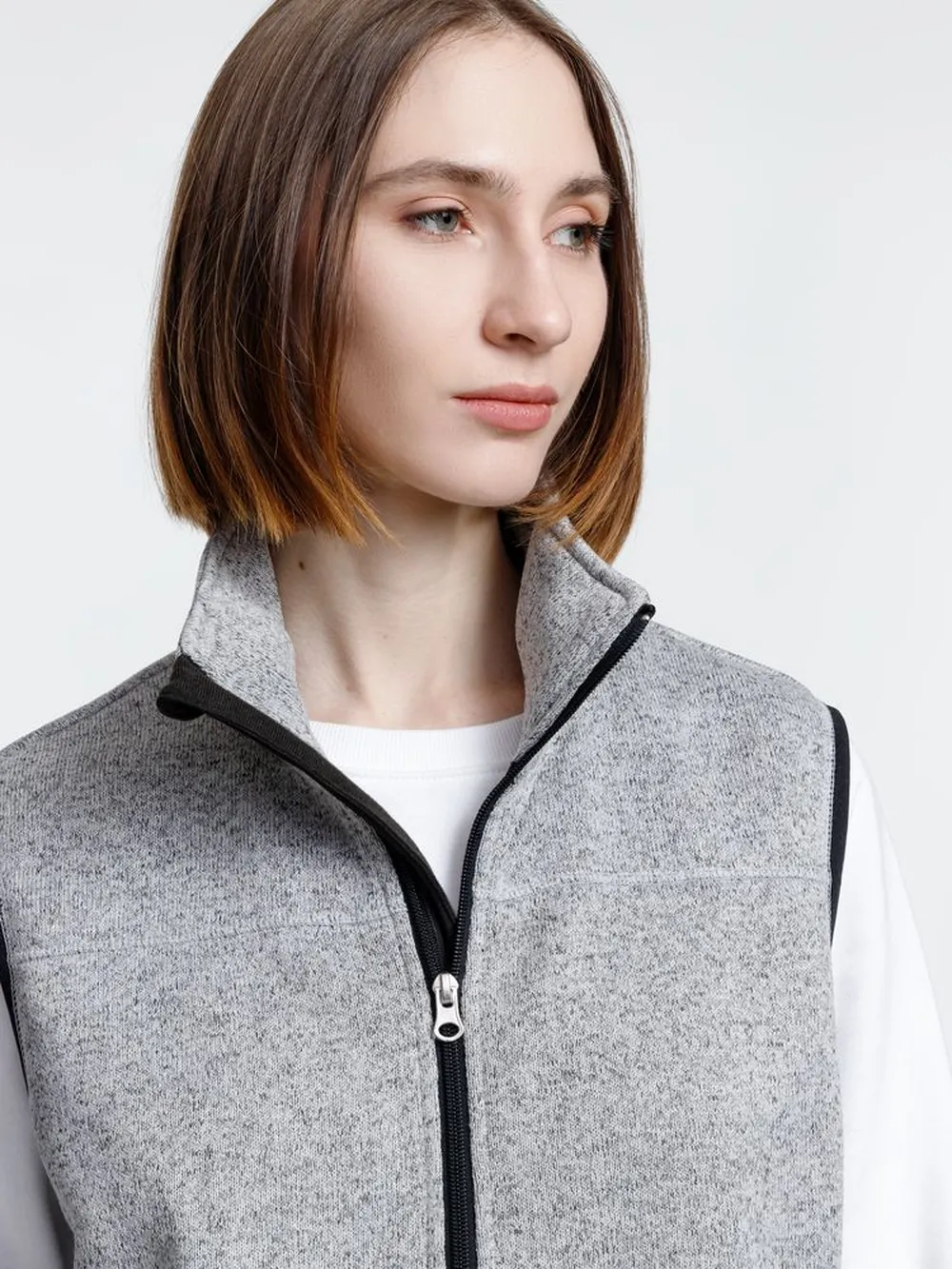 Жилет унисекс Gotland, серый, размер L заказать онлайн с вашим дизайном на заказ в Москве и области