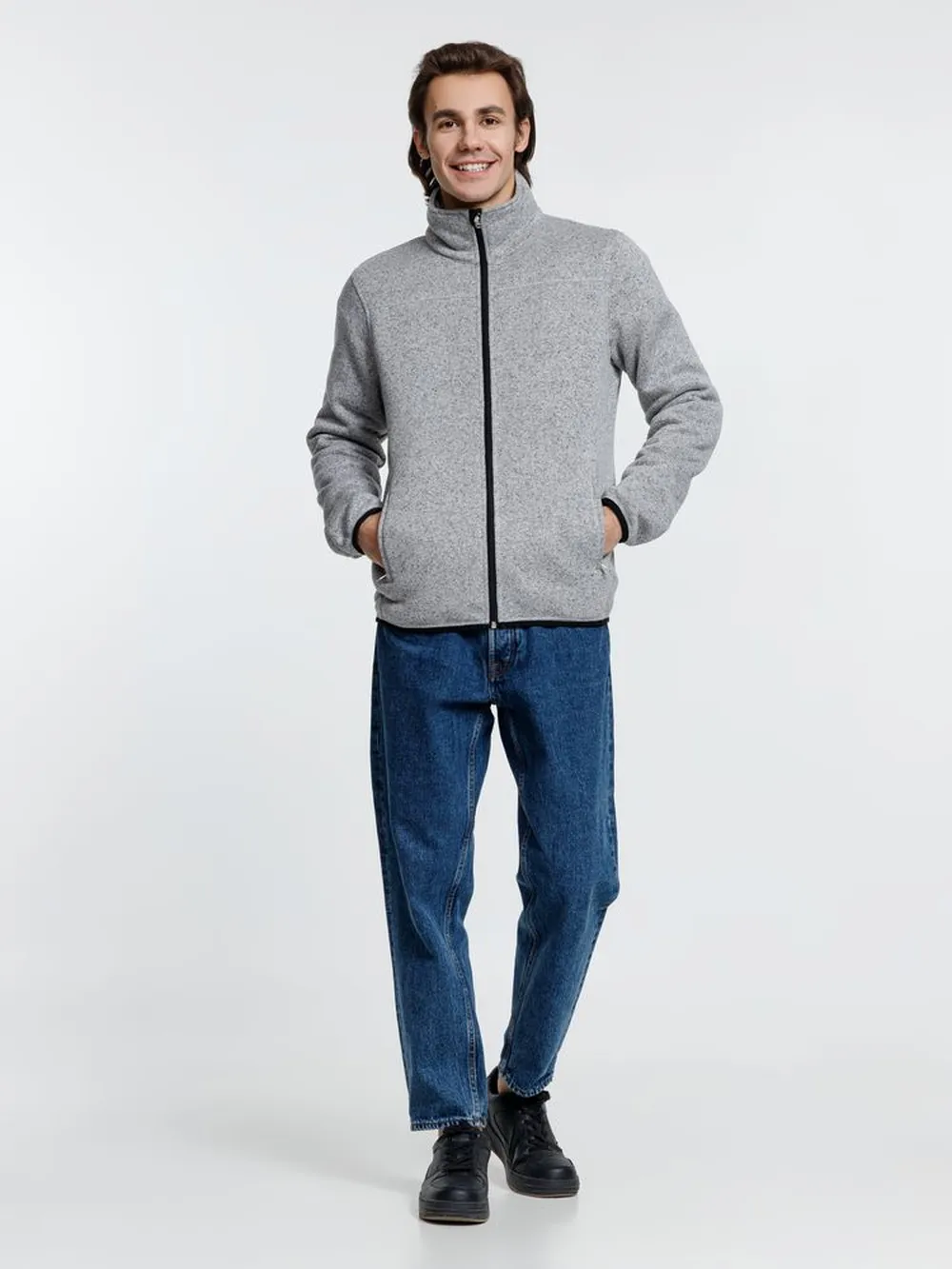 Куртка унисекс Gotland, серая, размер L заказать онлайн с вашим дизайном на заказ в Москве и области