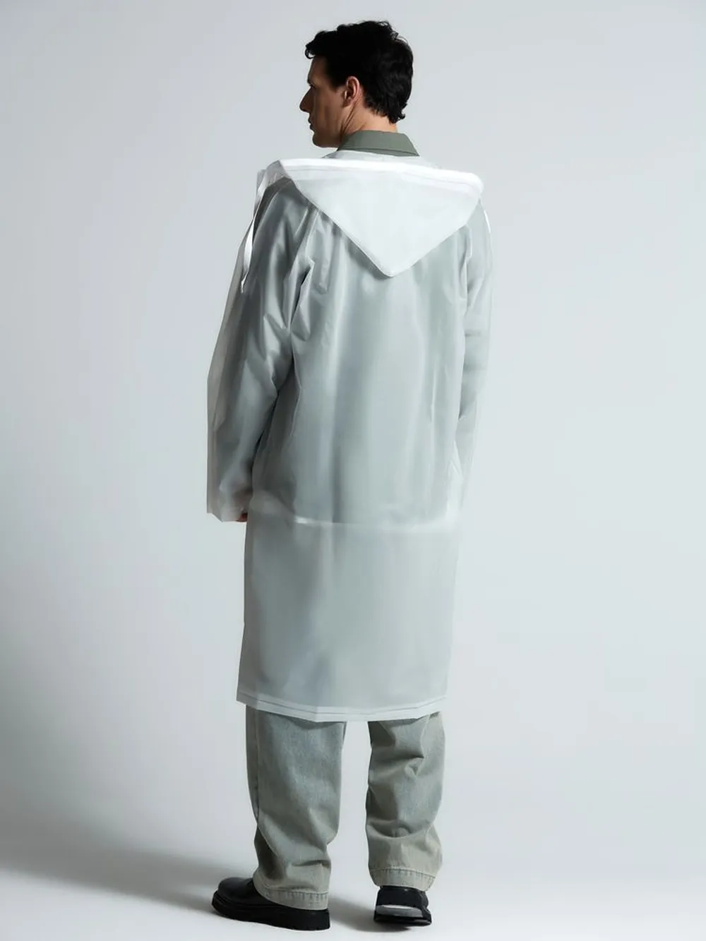 Дождевик RainDrop, белый, размер 3XL/4XL заказать онлайн с вашим дизайном на заказ в Москве и области