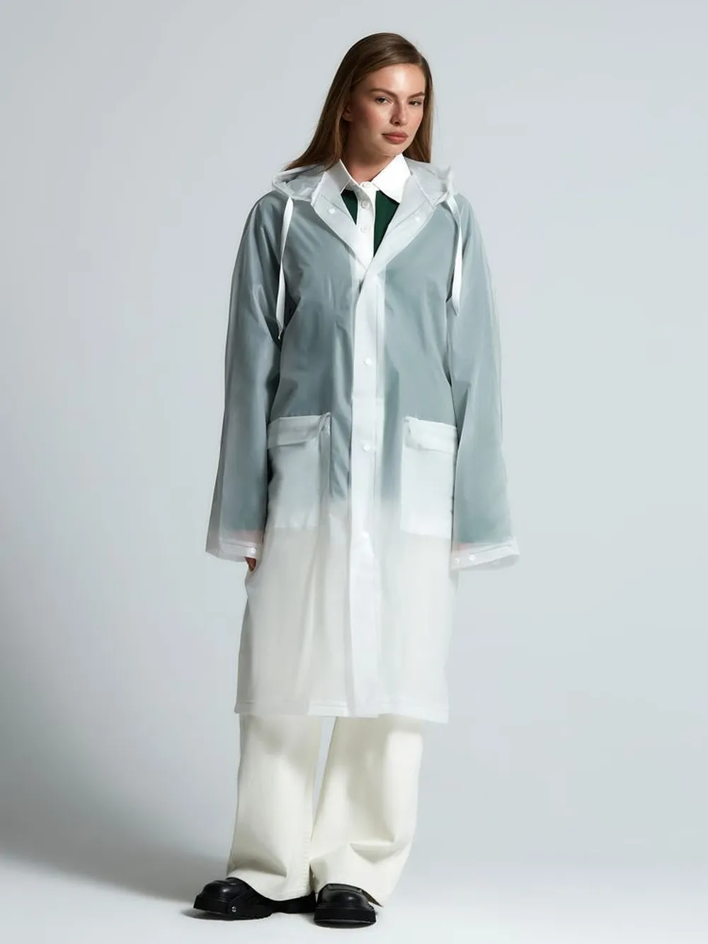 Дождевик RainDrop, белый, размер 3XL/4XL заказать онлайн с вашим дизайном на заказ в Москве и области