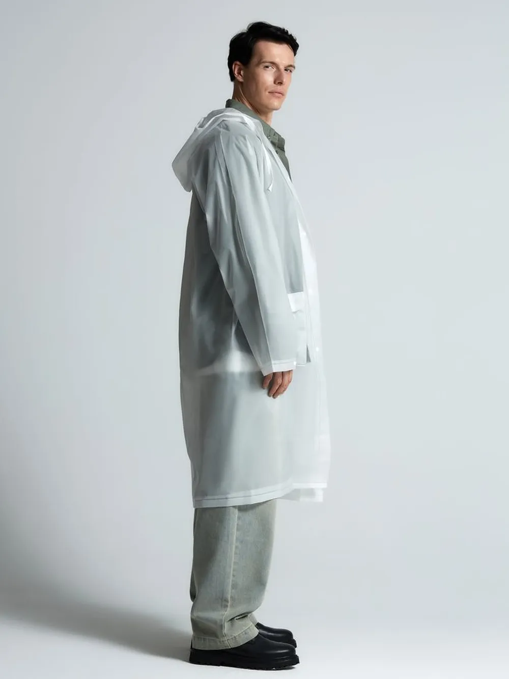 Дождевик RainDrop, белый, размер 3XL/4XL заказать онлайн с вашим дизайном на заказ в Москве и области