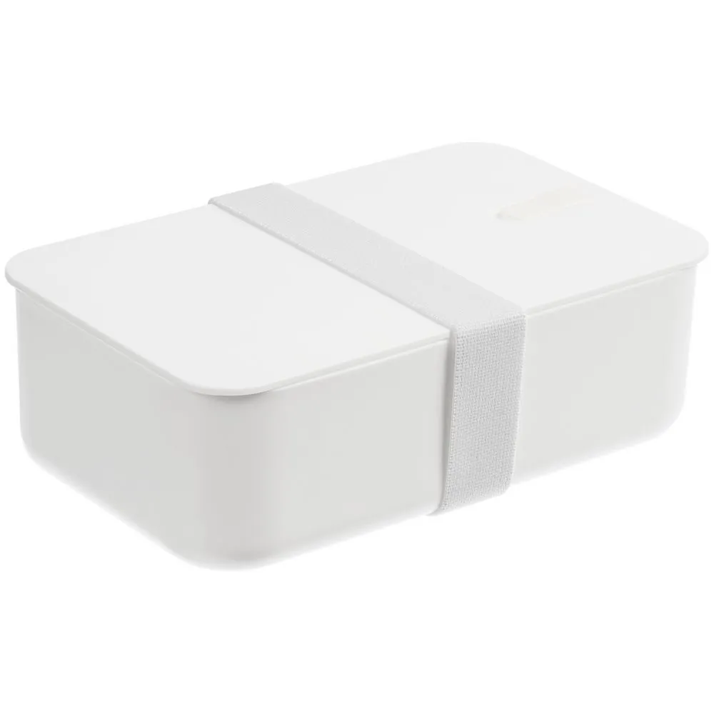 Ланчбокс Lunch Hour, белый заказать онлайн с вашим дизайном на заказ в Москве и области