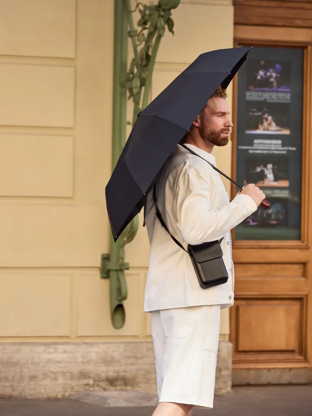 Зонт складной Cloudburst в подарочной упаковке, черный заказать онлайн с вашим дизайном на заказ в Москве и области