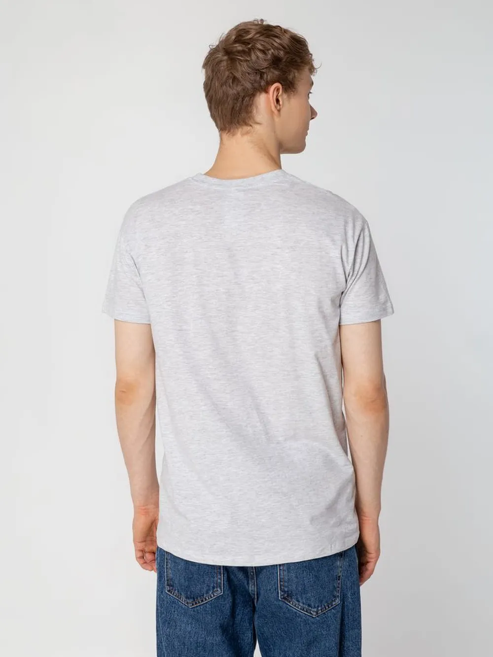 Футболка Regent 150 светло-серый меланж, размер XXL заказать онлайн с вашим дизайном на заказ в Москве и области