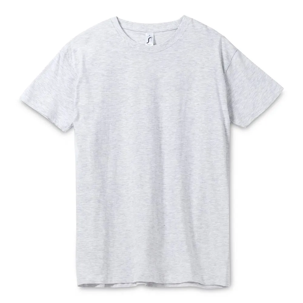 Футболка Regent 150 светло-серый меланж, размер XXL заказать онлайн с вашим дизайном на заказ в Москве и области