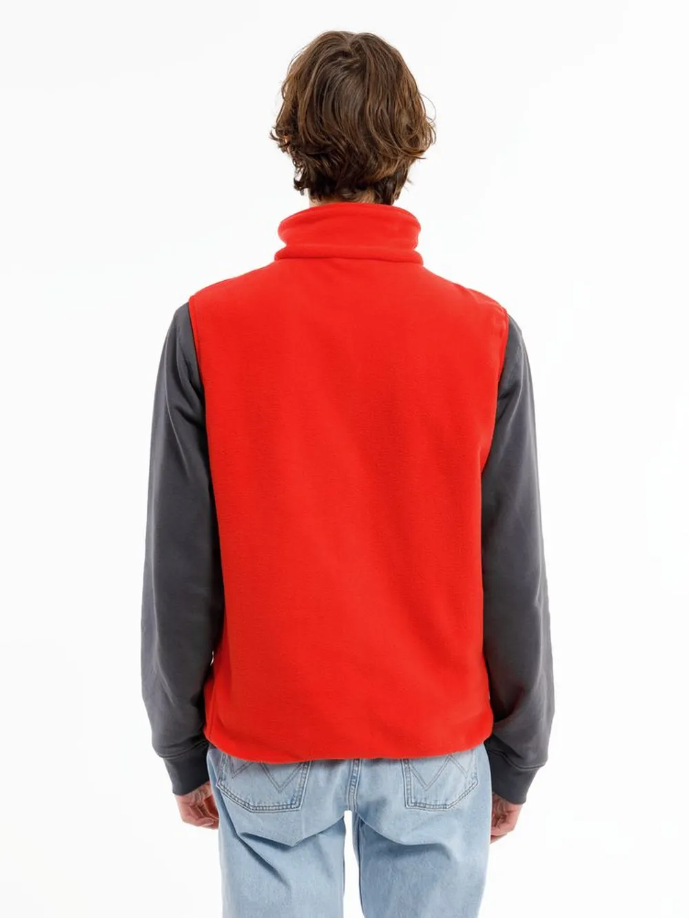 Жилет флисовый унисекс Nesse, красный, размер XL/XXL заказать онлайн с вашим дизайном на заказ в Москве и области