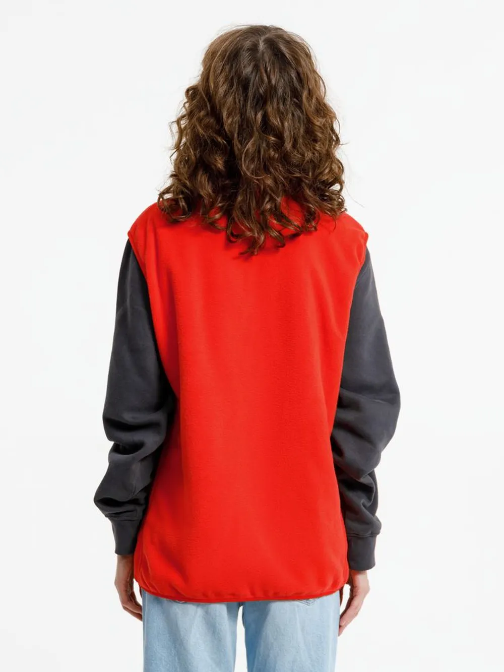 Жилет флисовый унисекс Nesse, красный, размер XL/XXL заказать онлайн с вашим дизайном на заказ в Москве и области