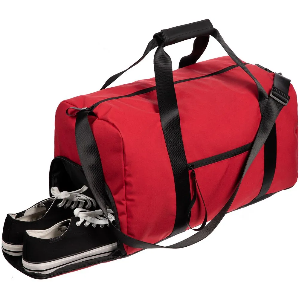 Сумка дорожная urbanPulse, красная заказать онлайн с вашим дизайном на заказ в Москве и области