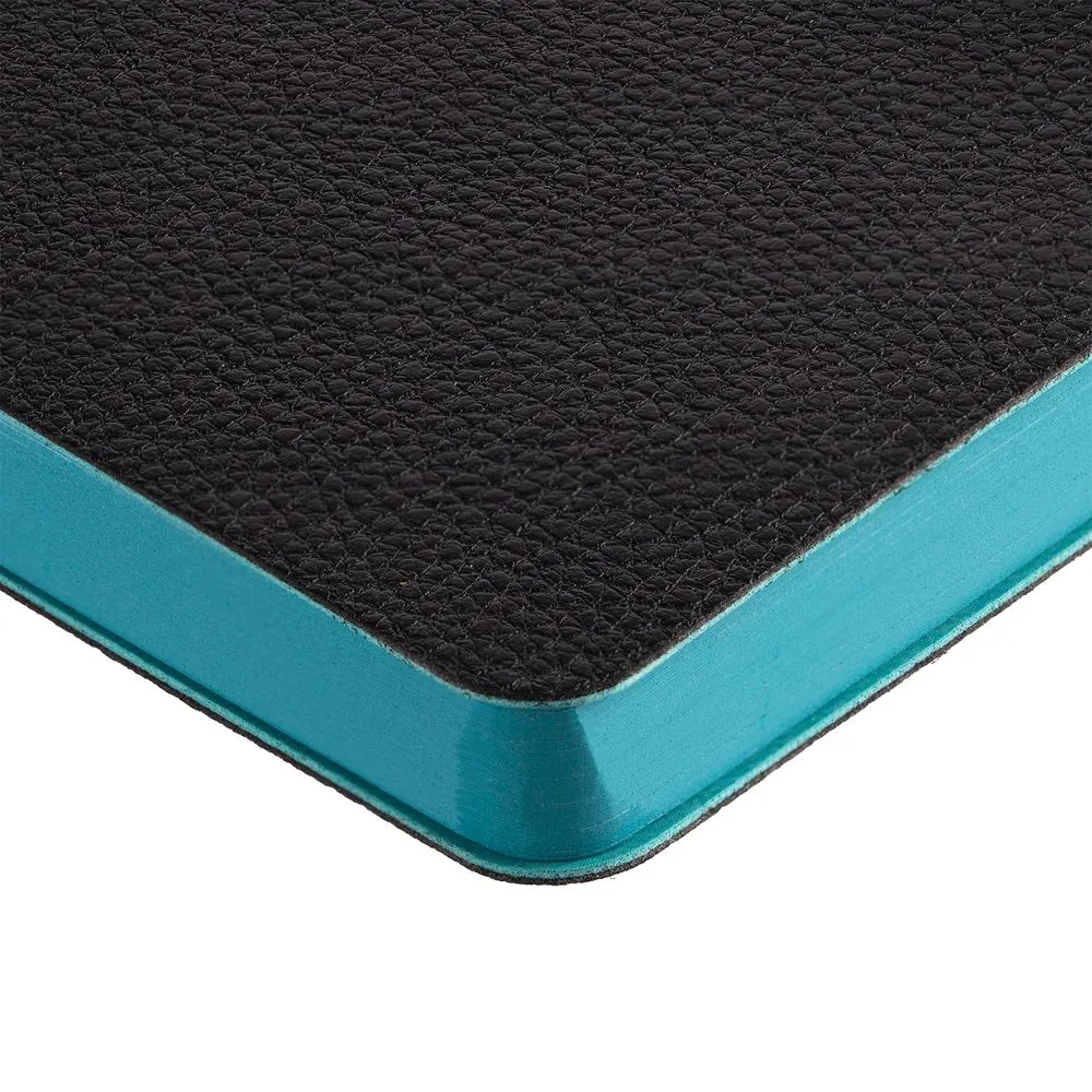 Ежедневник Boom, недатированный, черный с бирюзовым заказать онлайн с вашим дизайном на заказ в Москве и области