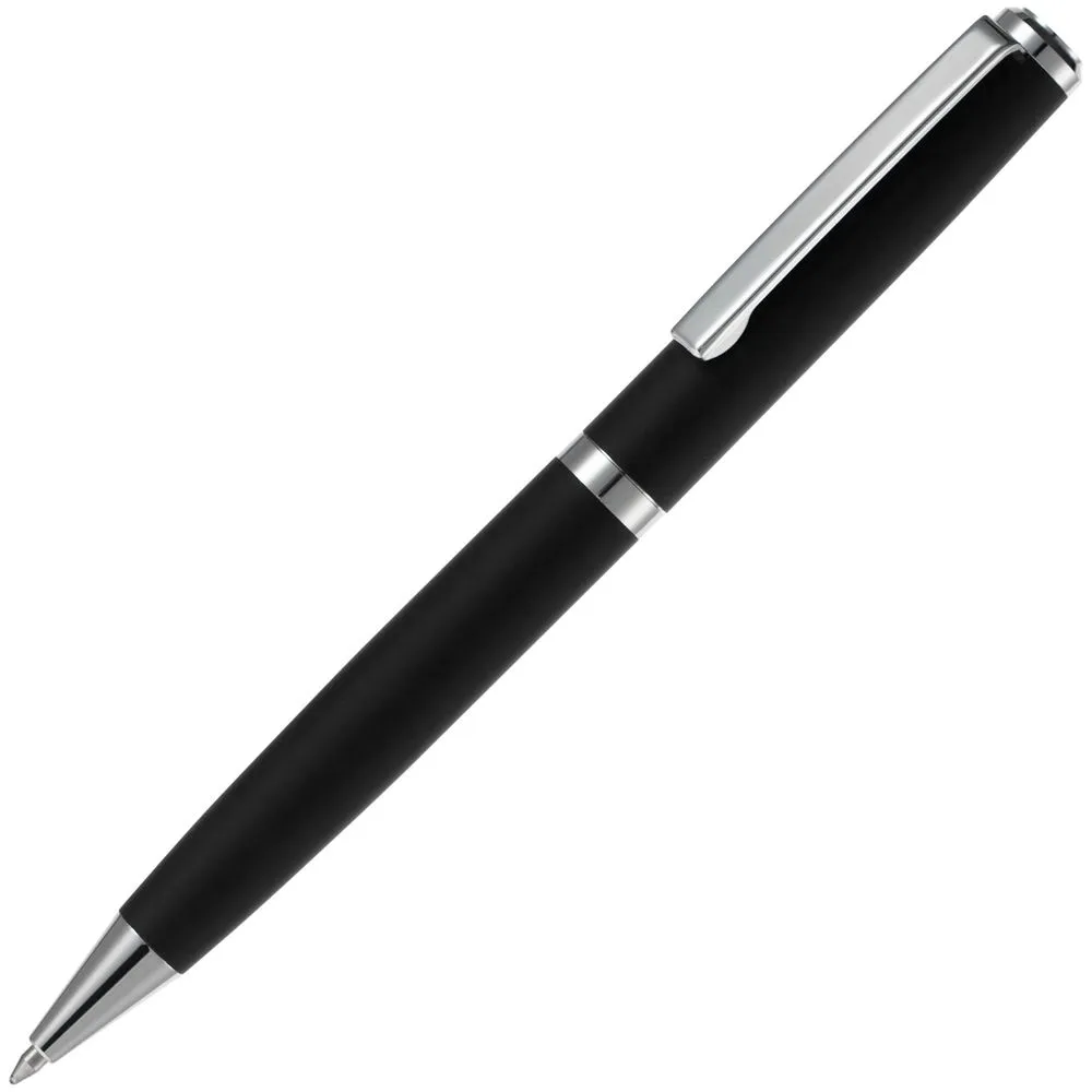 Ручка шариковая Inkish Chrome, черная заказать онлайн с вашим дизайном на заказ в Москве и области