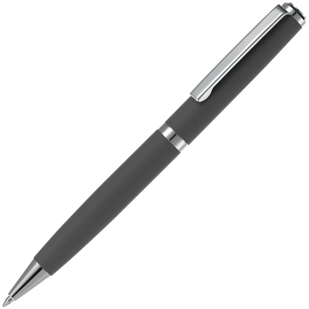 Ручка шариковая Inkish Chrome, серая заказать онлайн с вашим дизайном на заказ в Москве и области