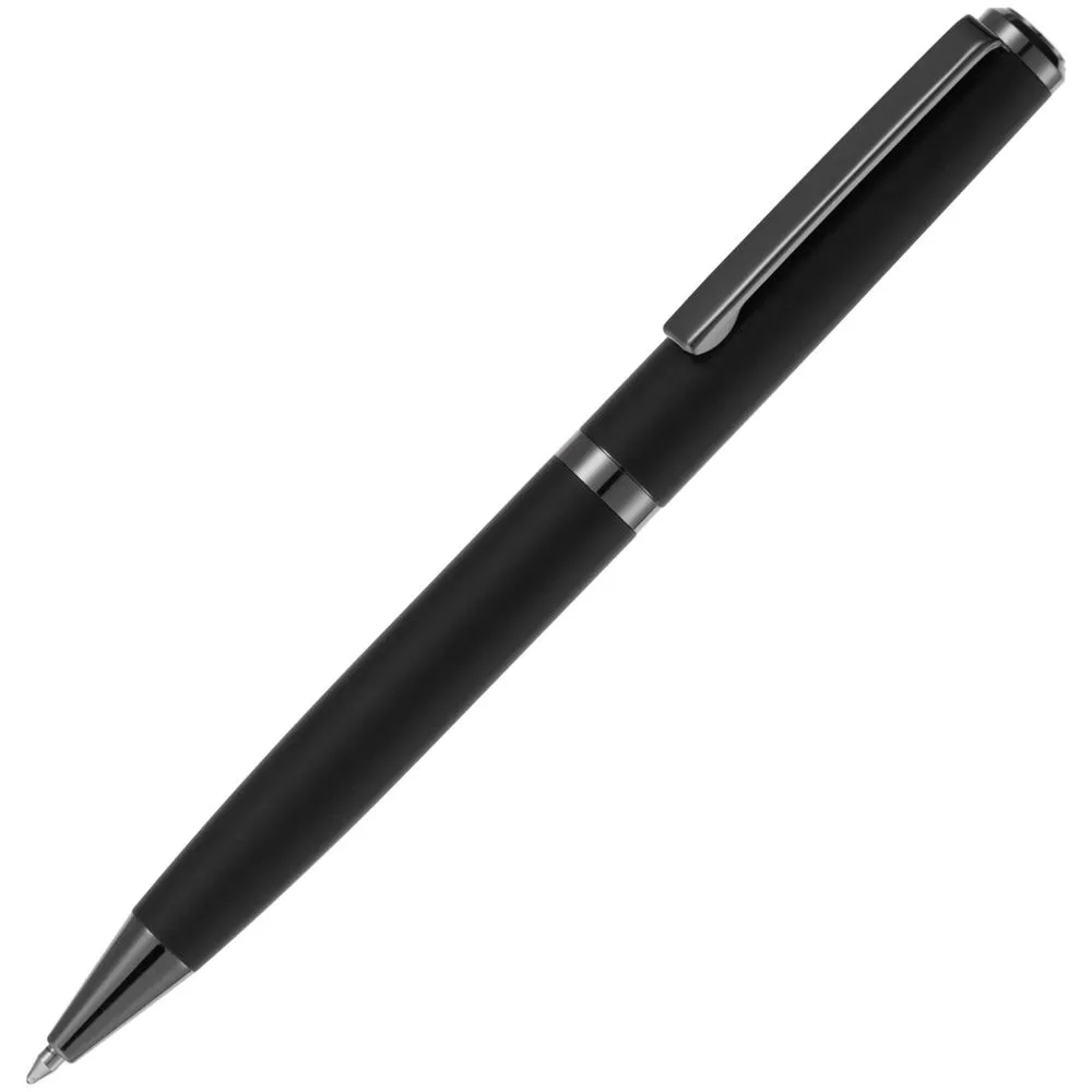 Ручка шариковая Inkish Gunmetal, черная заказать онлайн с вашим дизайном на заказ в Москве и области
