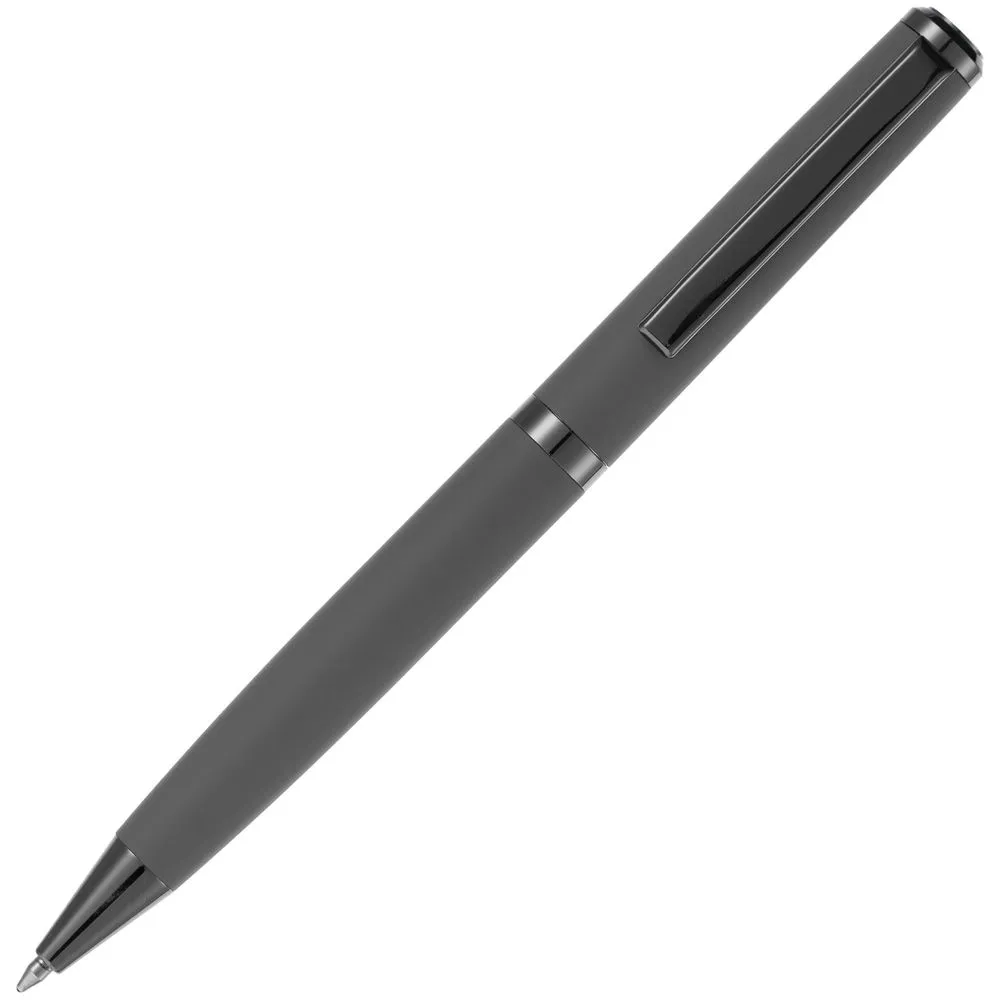 Ручка шариковая Inkish Gunmetal, серая заказать онлайн с вашим дизайном на заказ в Москве и области