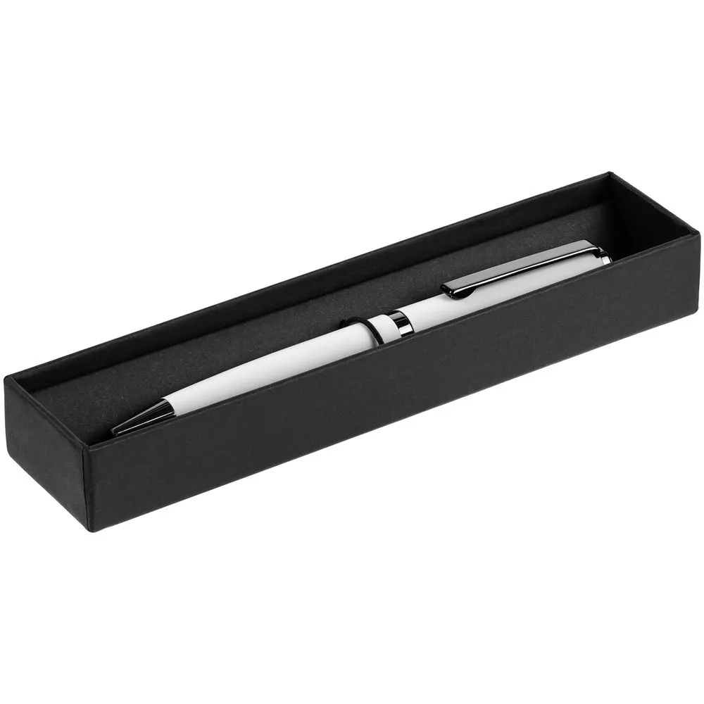 Ручка шариковая Inkish Gunmetal, белая заказать онлайн с вашим дизайном на заказ в Москве и области