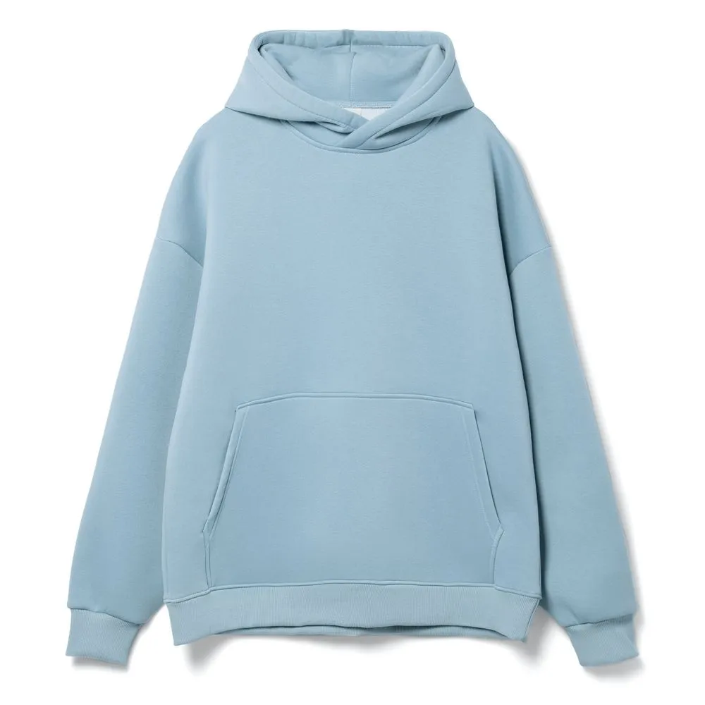 Худи Kulonga Oversize, серо-голубое, размер 3XL/4XL заказать онлайн с вашим дизайном на заказ в Москве и области